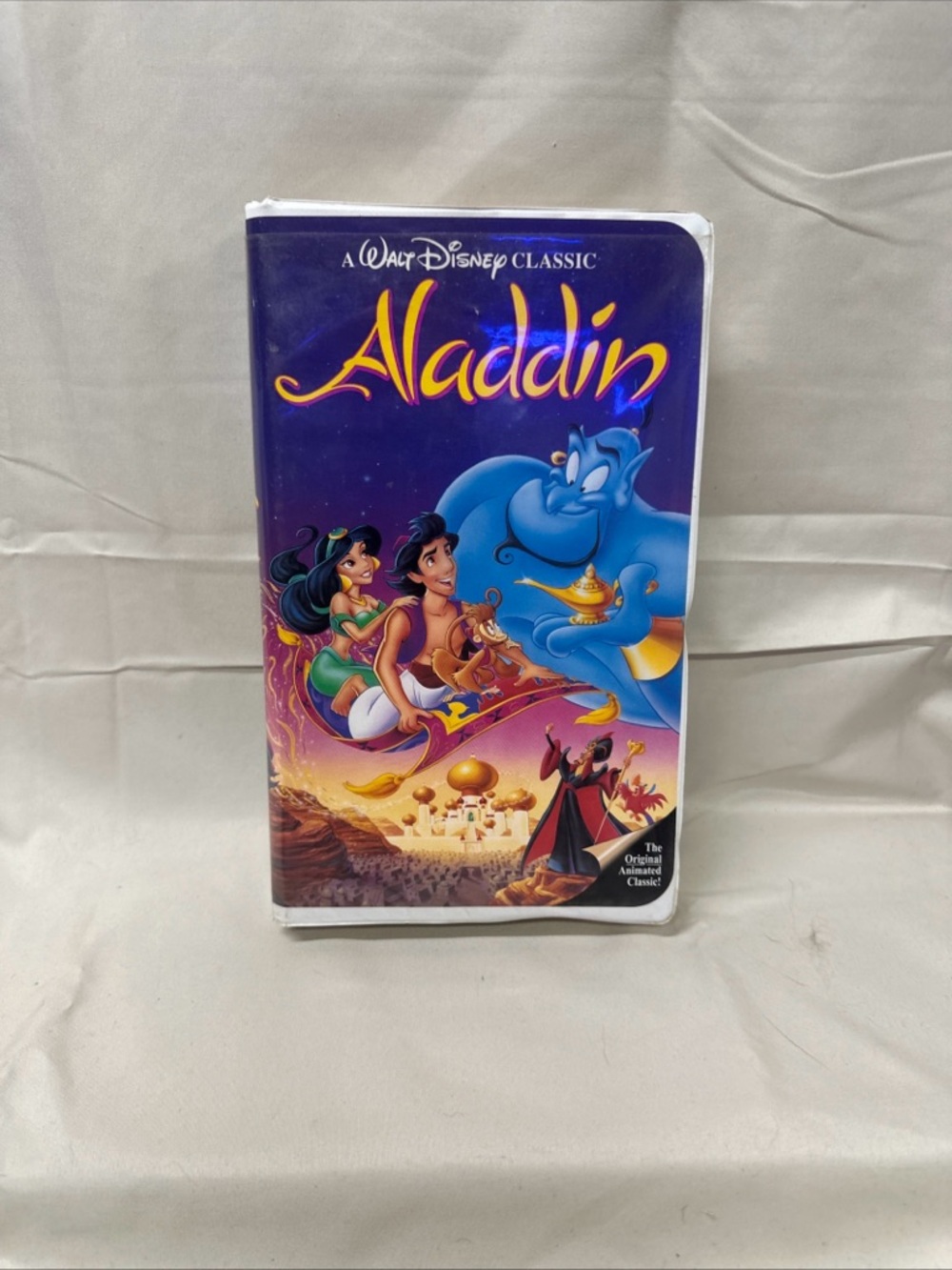 Disney Aladdin VHS Cover - Purple, Blue, Gold